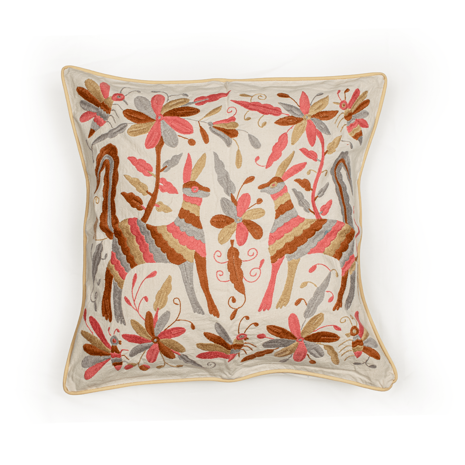 Pink Nature Cushion Cover