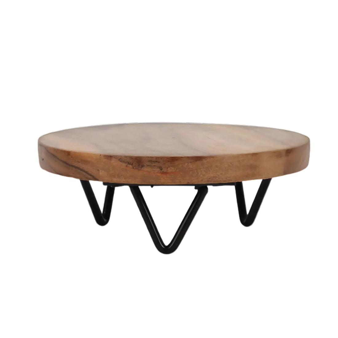 Round Acacia Wood Trivet/Risers - 2 Sizes