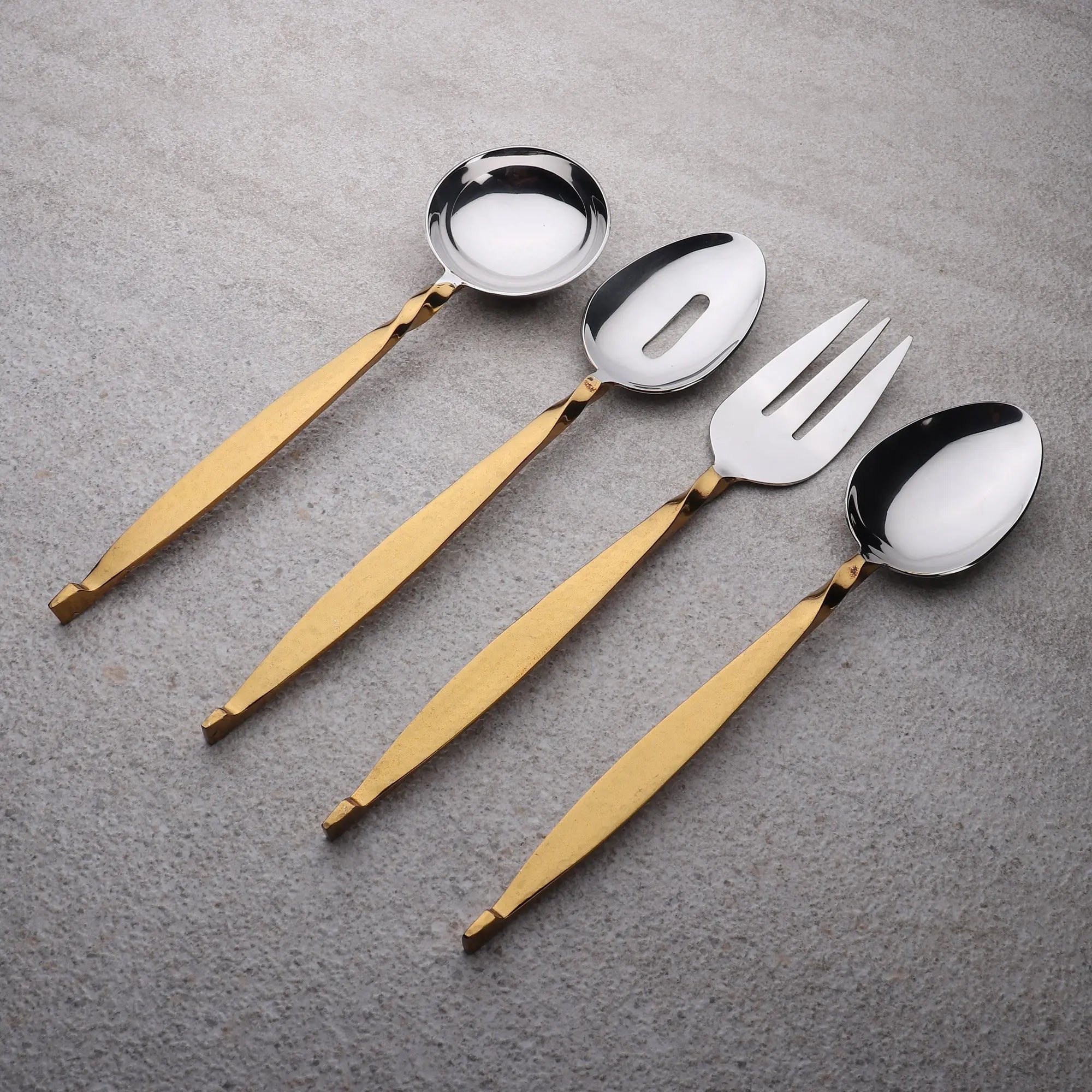 Twisted Urban Vintage Gold 4 Piece Hostess Set