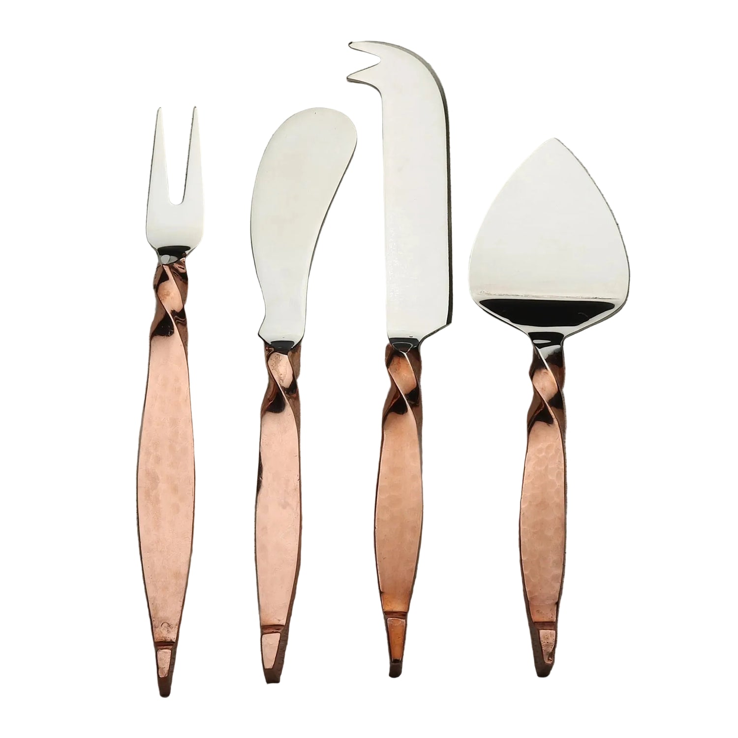 Twisted Urban 4 Piece Cheese Knife Set