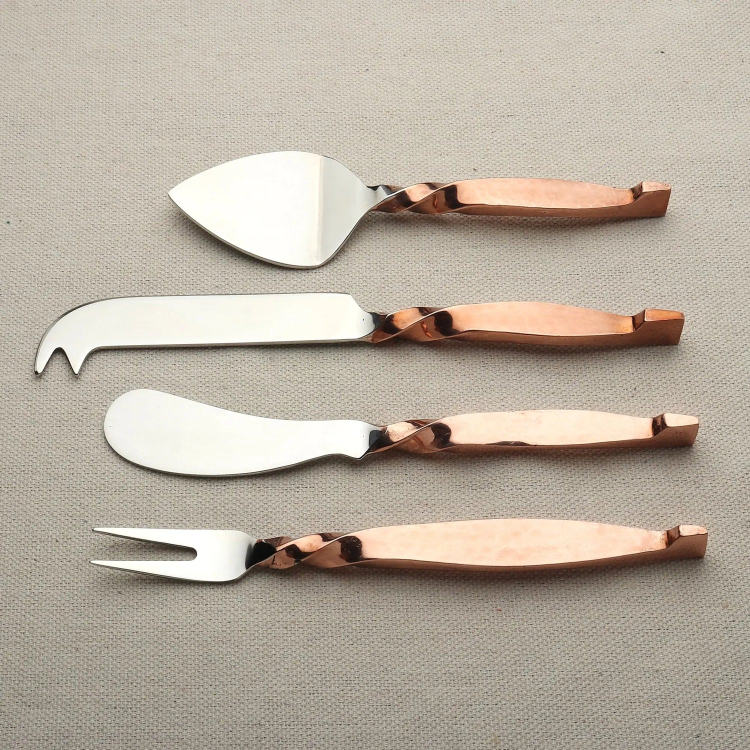 Twisted Urban 4 Piece Cheese Knife Set