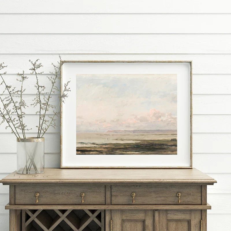 Vintage Seascape Canvas Painting