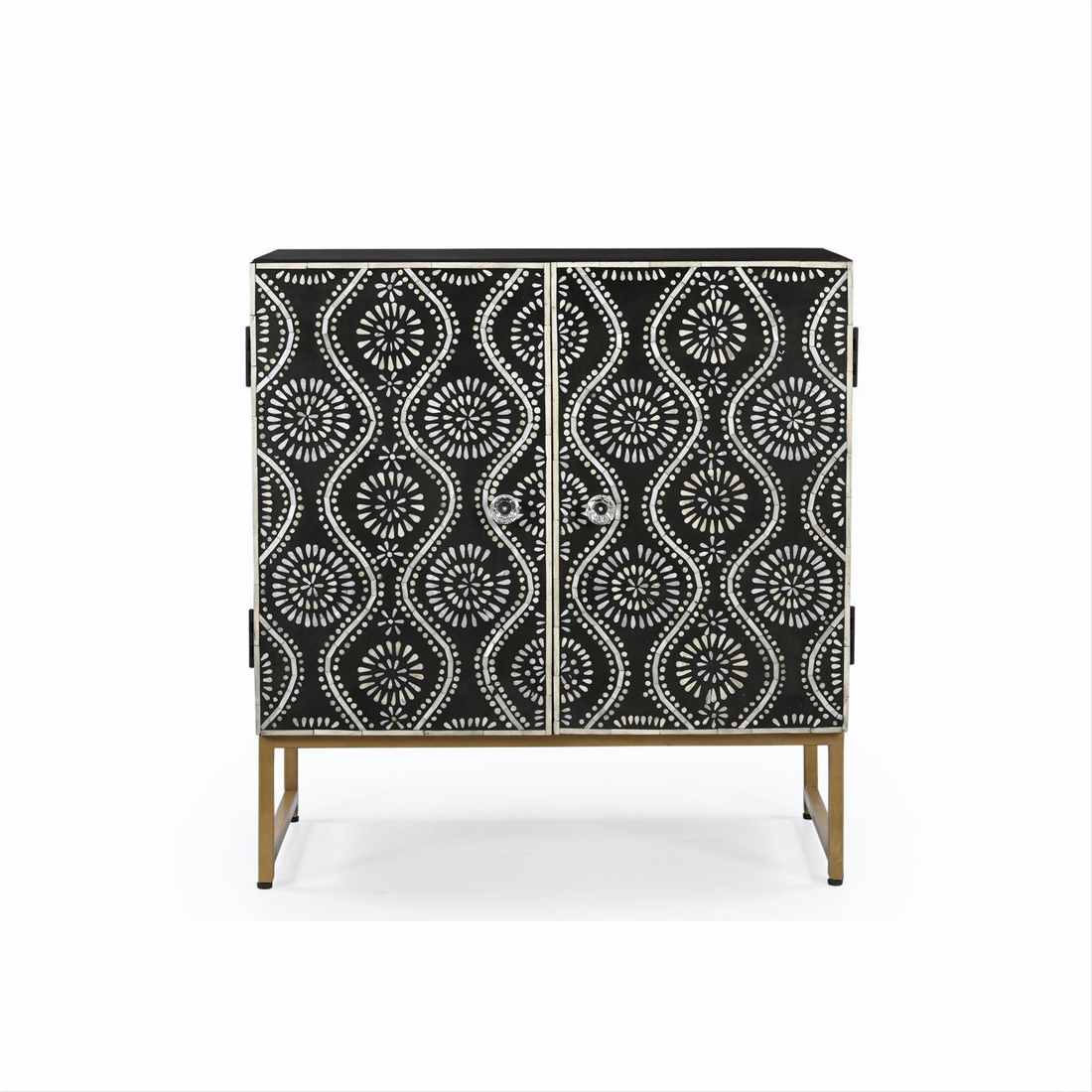 Sultan Bone Inlay Accent Cabinet