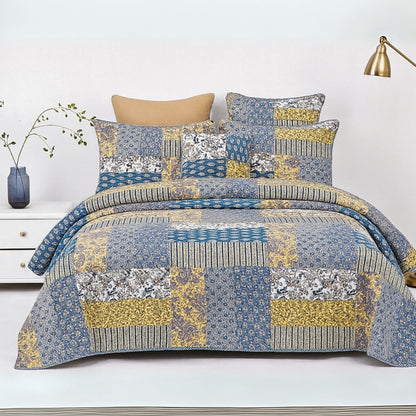 Honey Cove Garden Quilted Bedding Set