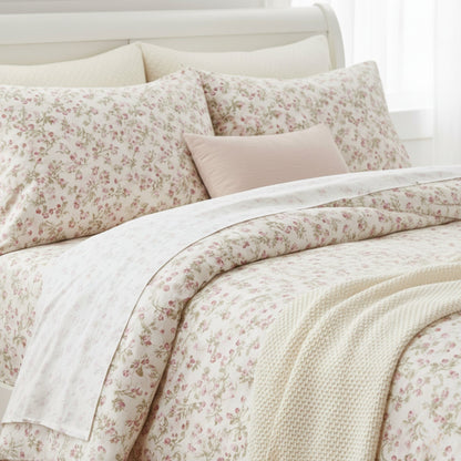 100% Cotton Coquette Sheet Set - Dainty Floral