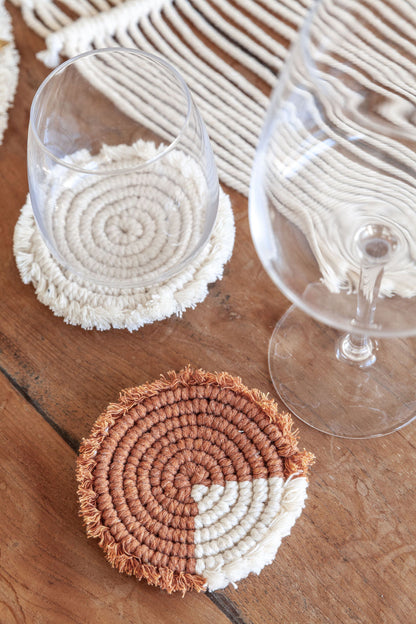 Patterned Coaster Sets - 2 Colors