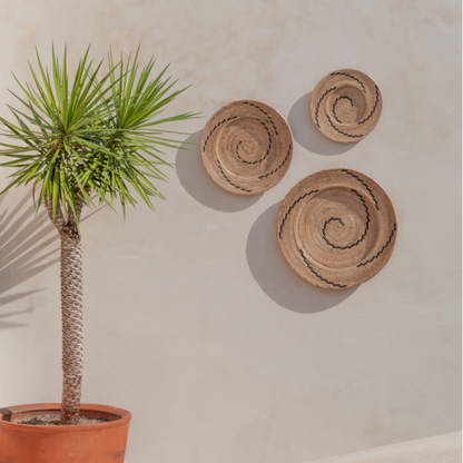 Rama Natural Wall Baskets