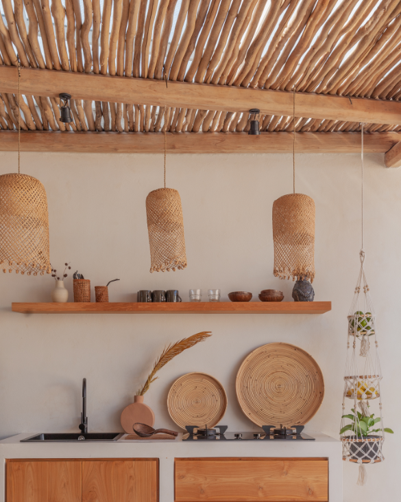 Borneo Rattan Pendant