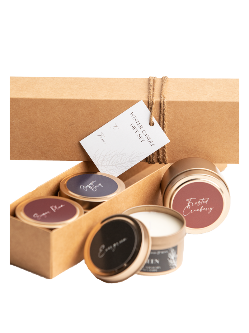 Winter Candle Gift Set