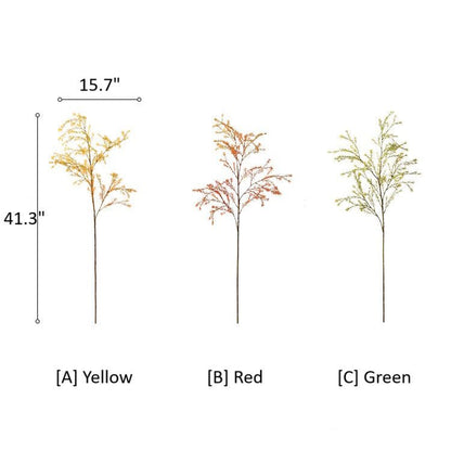 Lifelike Layered Leaf Spray 41" Tall