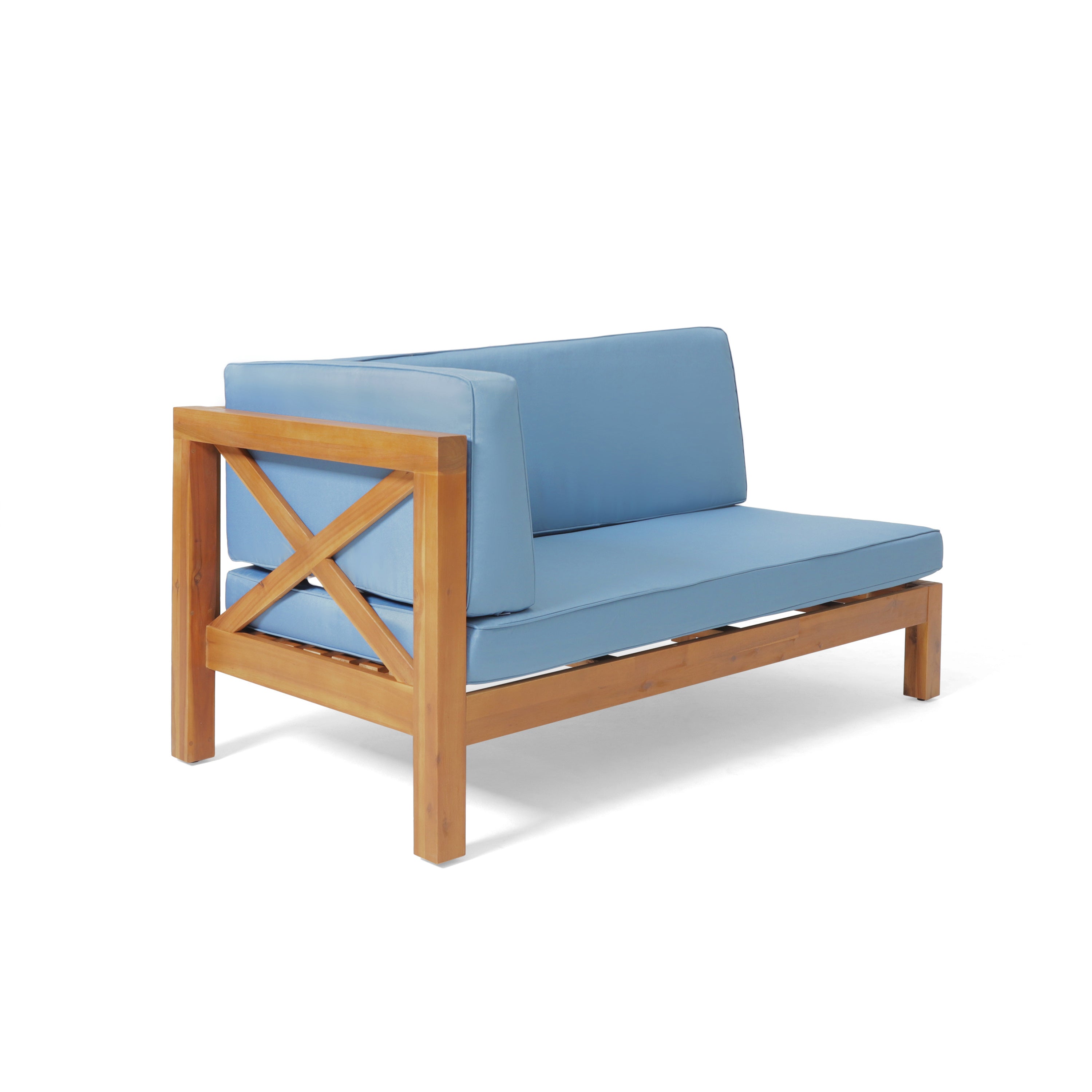 Brava 4-Piece Outdoor Modular Sofa Set in Ocean Blue