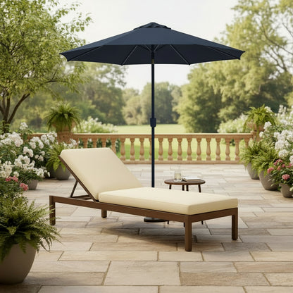 9Ft Outdoor Patio Umbrella - Navy Blue