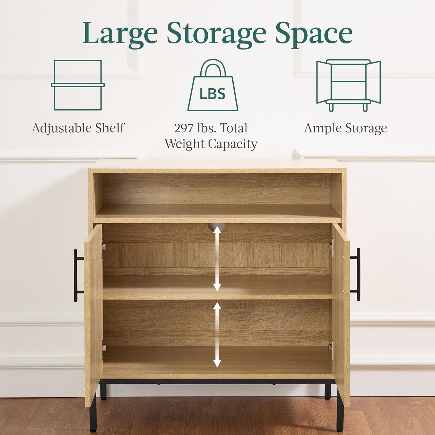 Rattan Sideboard Buffet Cabinet