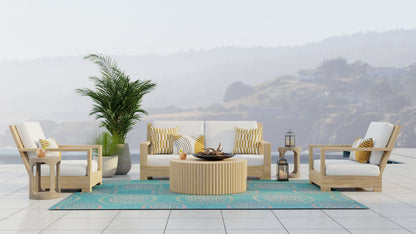 Molly Teal Outdoor Mat