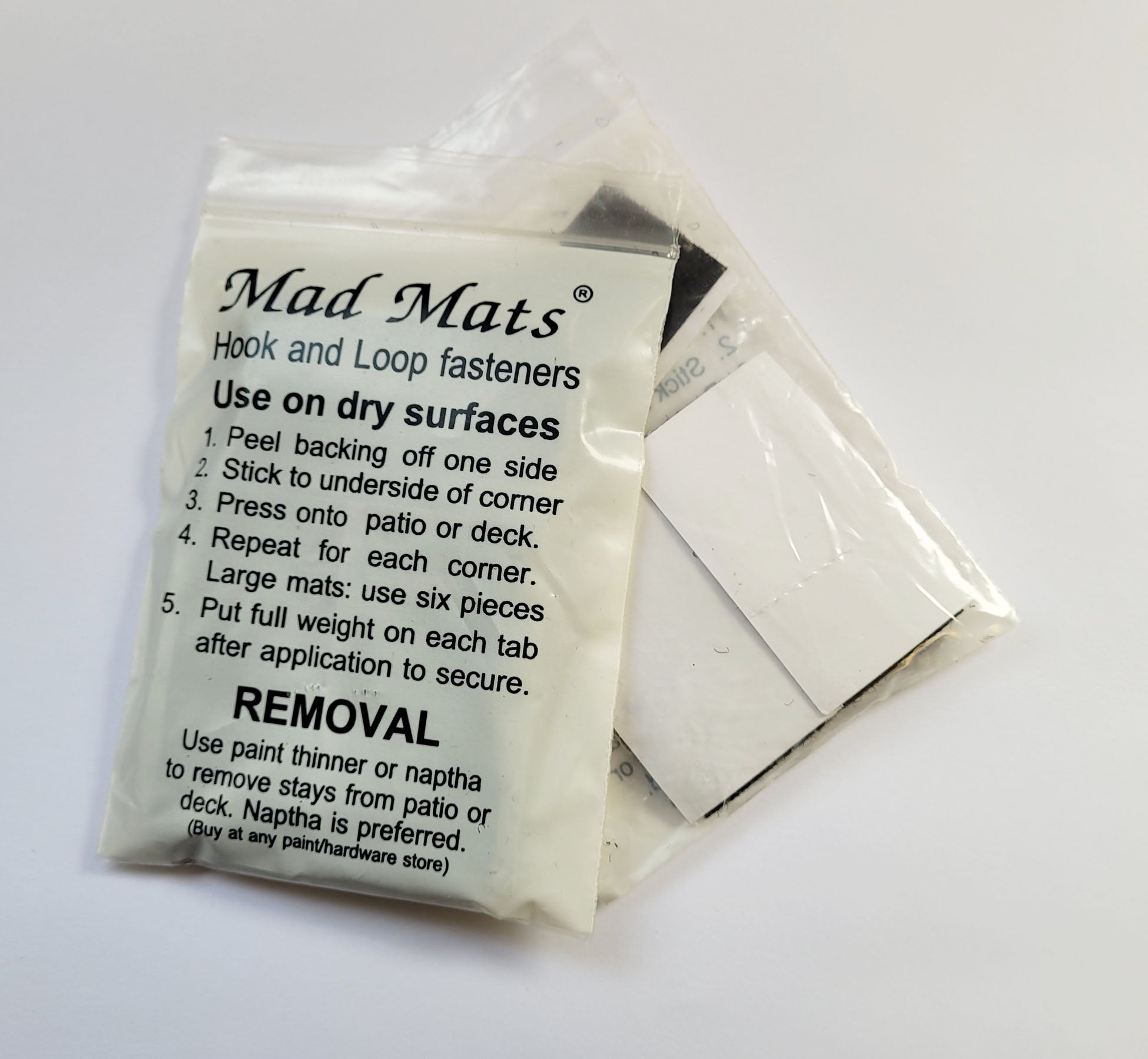 Velcro for Mats (6 pcs in each bag)