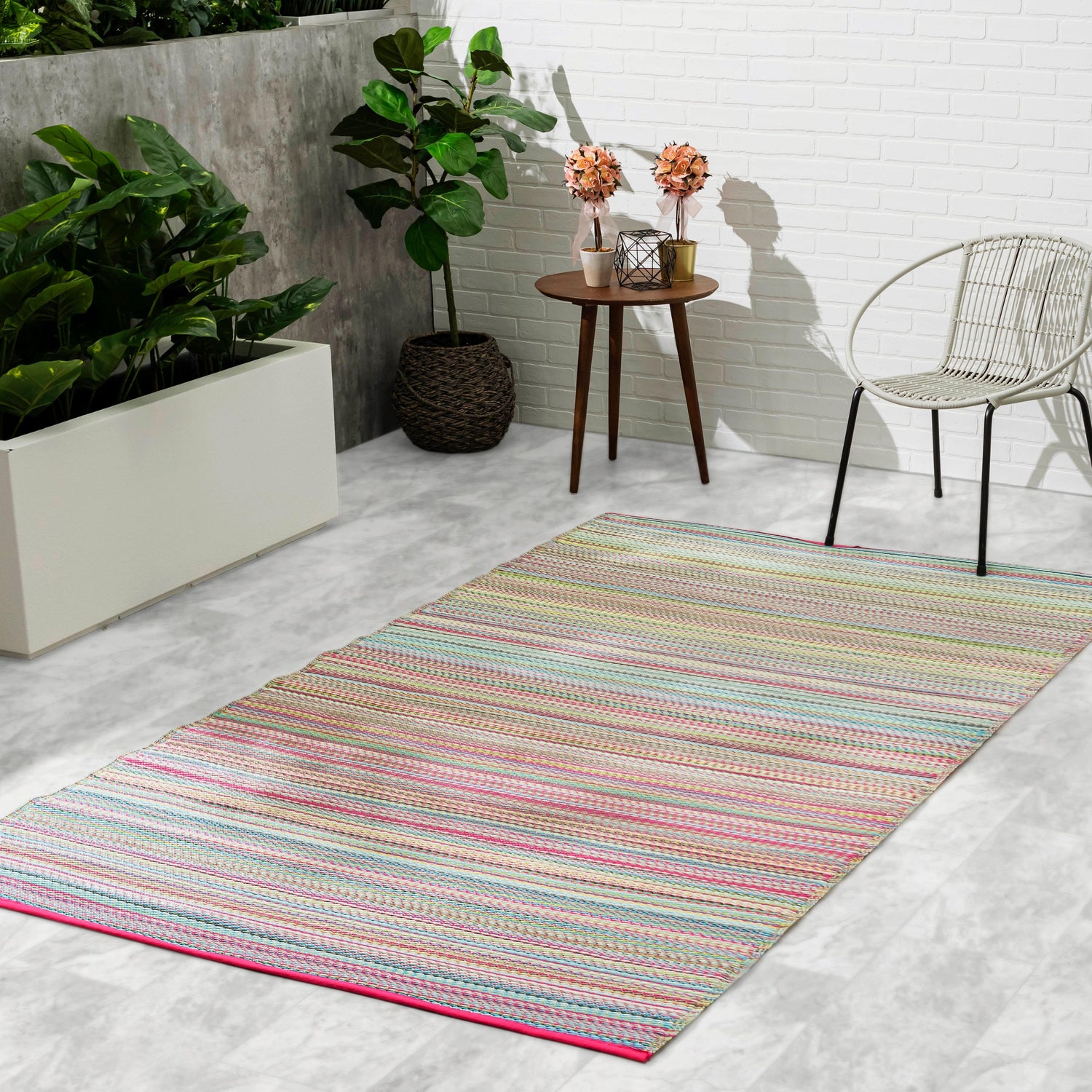 Cancun - Candy Reversible Outdoor Rug