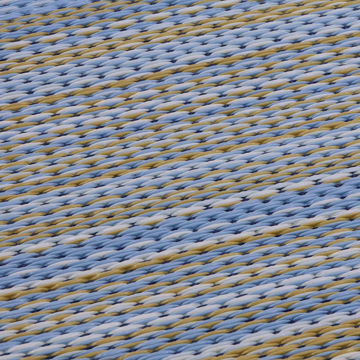 Cancun Shadow -  Reversible Blue Outdoor Rug