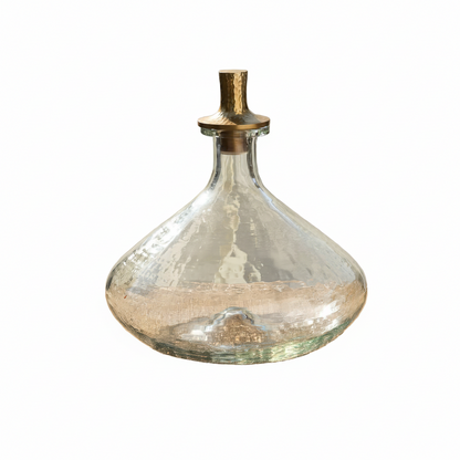 Pebbled Decanter Wide
