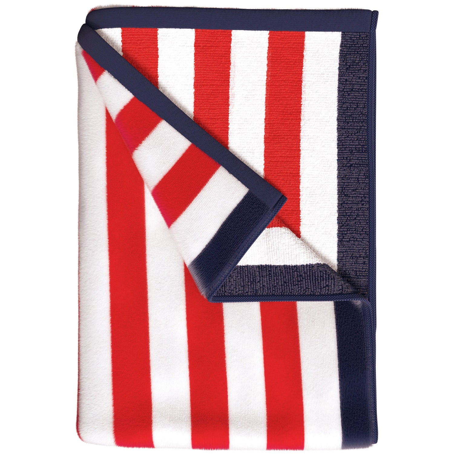 Oversized Striped Border Cabana Beach Towel - Santa Cruz