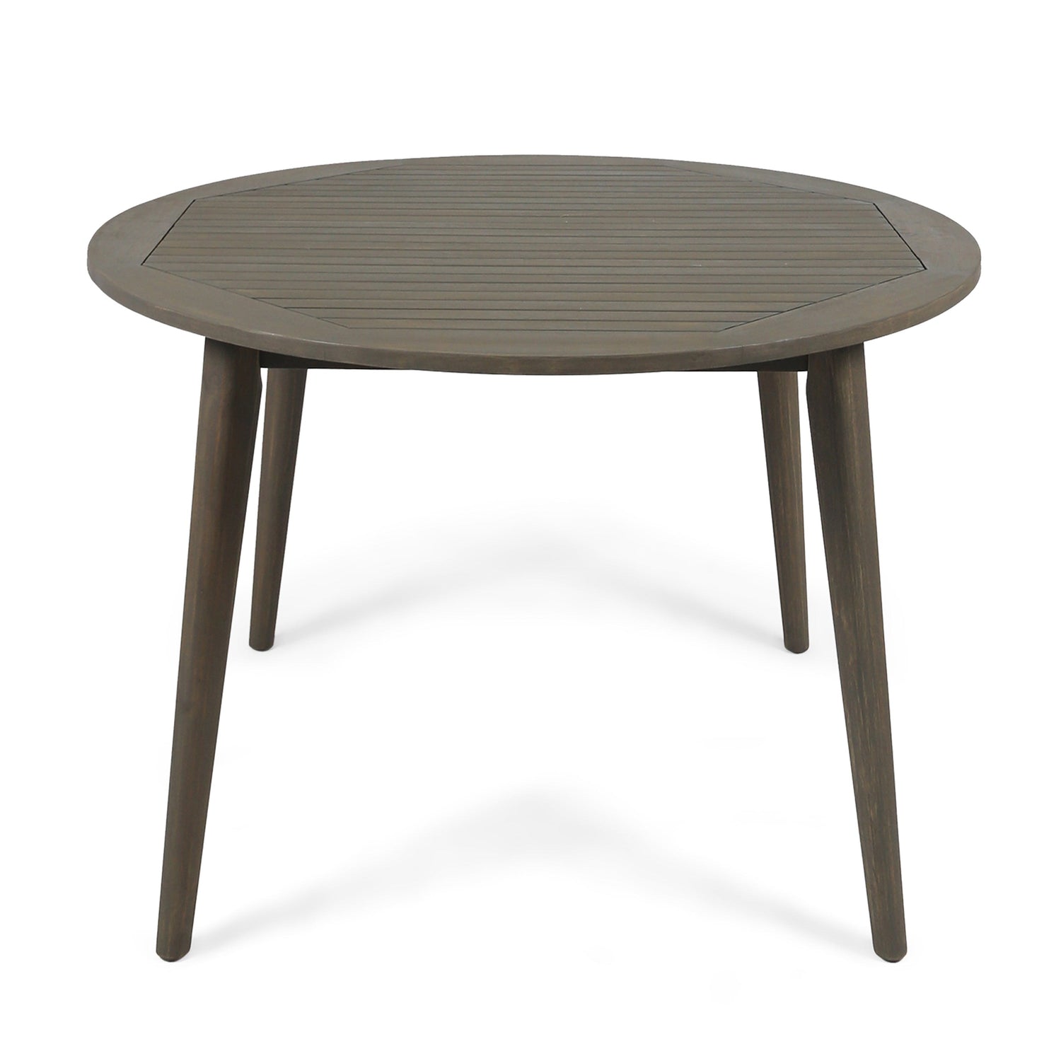 STAMFORD 47" Outdoor Dining Table - Grey Acacia Wood
