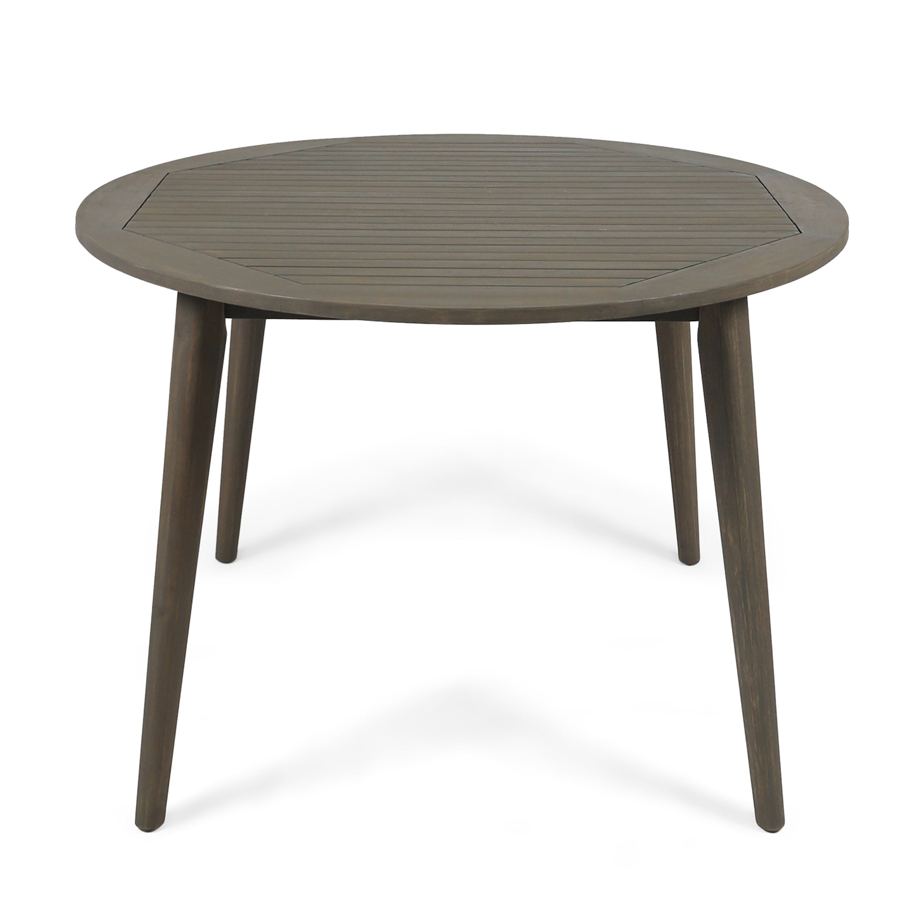 STAMFORD 47" Outdoor Dining Table - Grey Acacia Wood