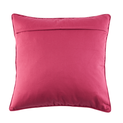 Square Pillow Cover Blumen Orange