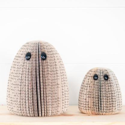 Book Ghost Halloween Decor - 2 Pc Set