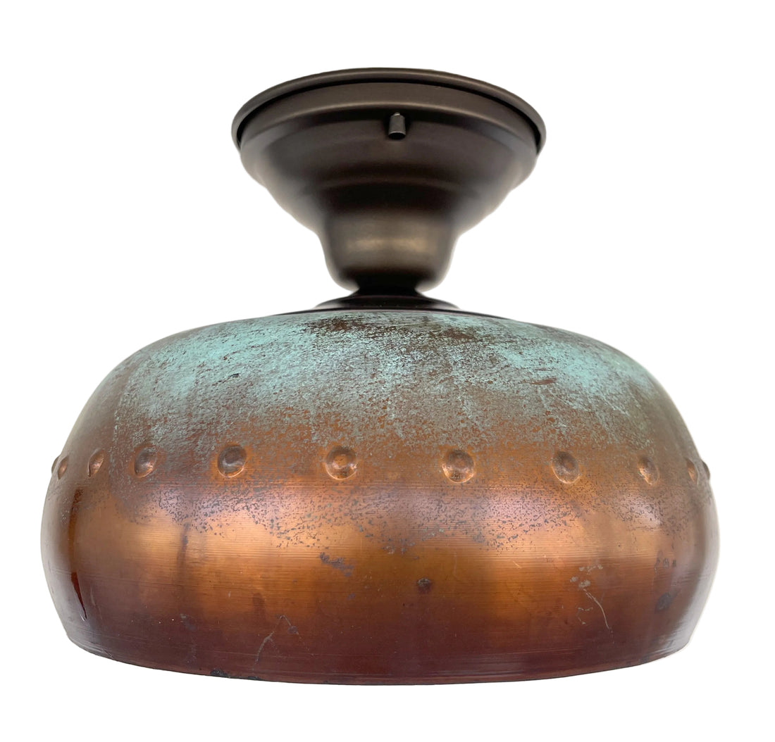Copper Farmhouse Ceiling Light