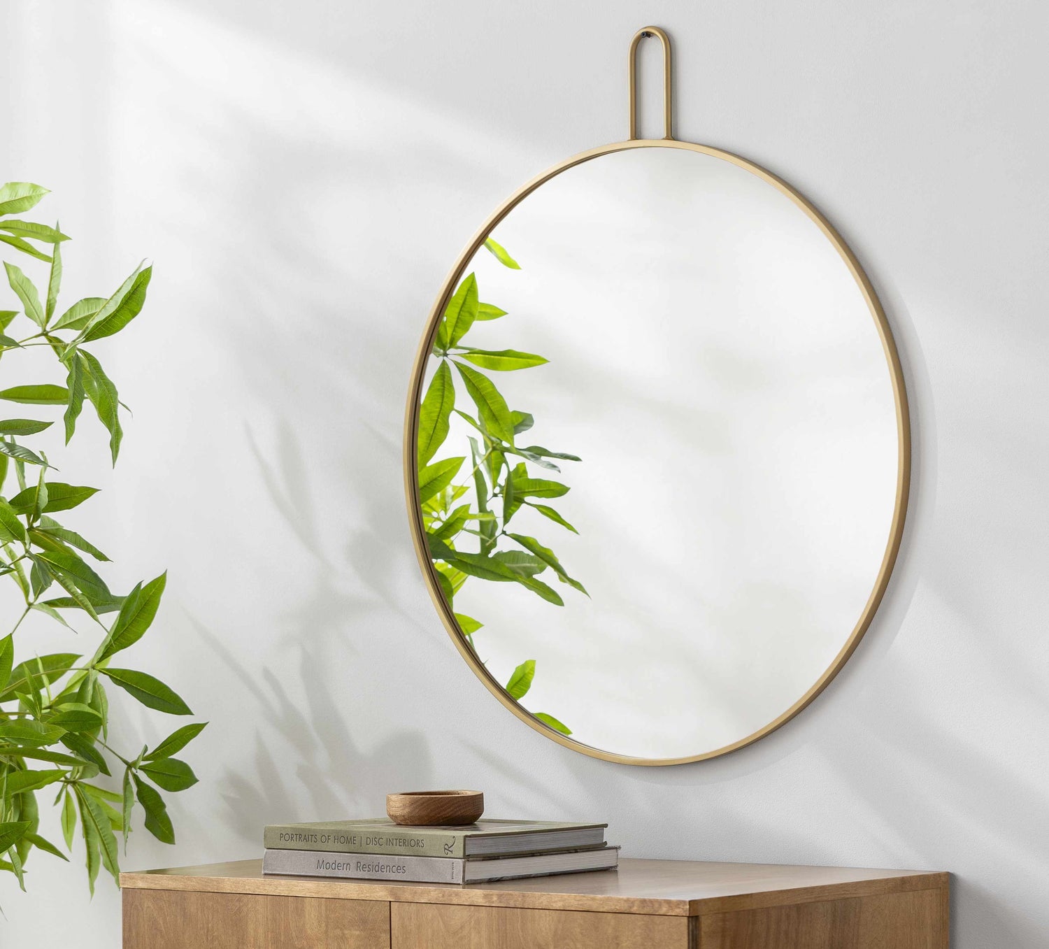 Comaltepec Gold Frame Mirror