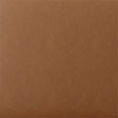 Eighteen Inch Caramel Brown Square Ottoman Footstool