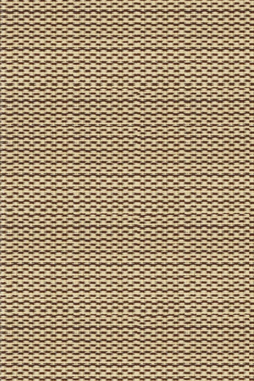 Basic Cream &amp; Brown Reversible Outdoor Mat