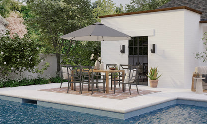 Oblong Brick Light Sienna Reversible Outdoor Mat