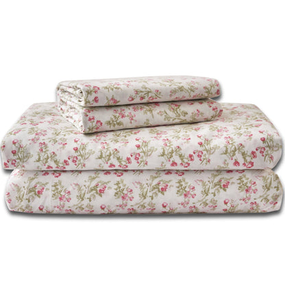 100% Cotton Coquette Sheet Set - Dainty Floral