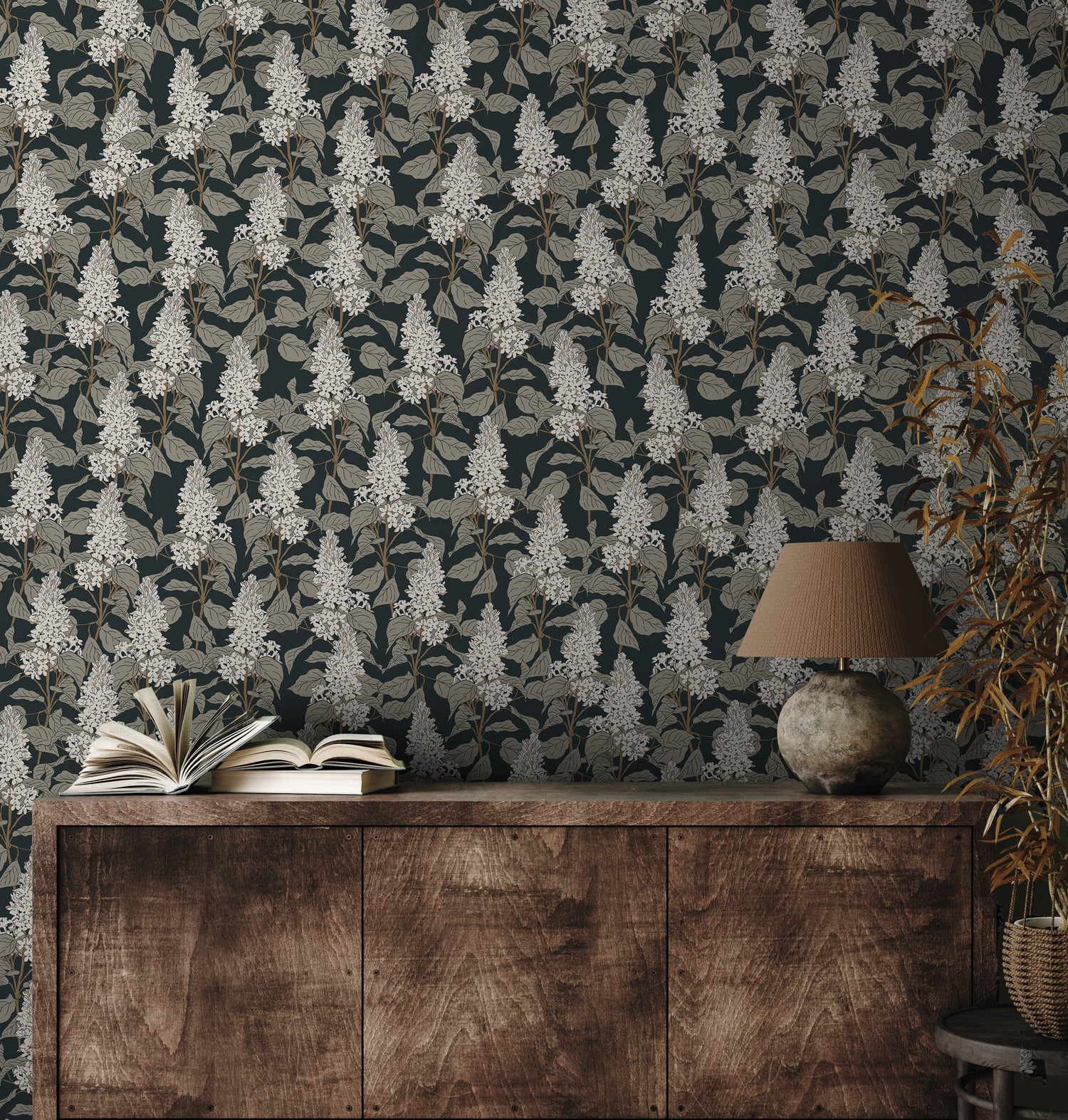 Lilac Wallpaper by Brittany Polatis Design