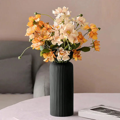 Ribbed Tall Vases - 2 Colors