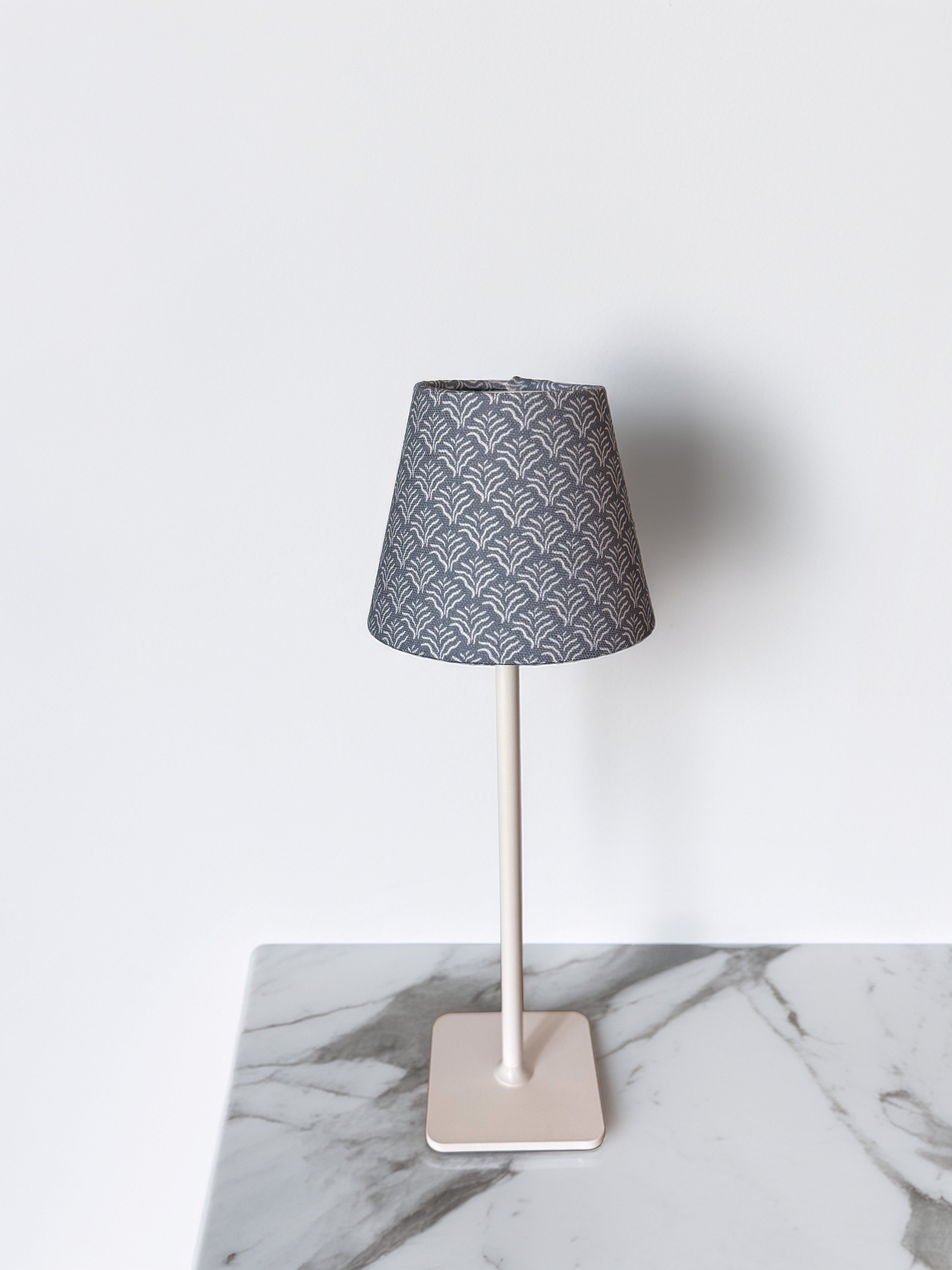 Petite Lottie Shade for Cordless LED Lamps - Light Blue