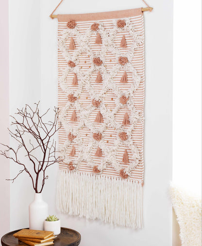 Drumore Beige Boho Wall Hanging