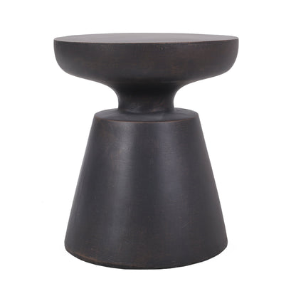 Indoor/Outdoor Lightweight Concrete End Table