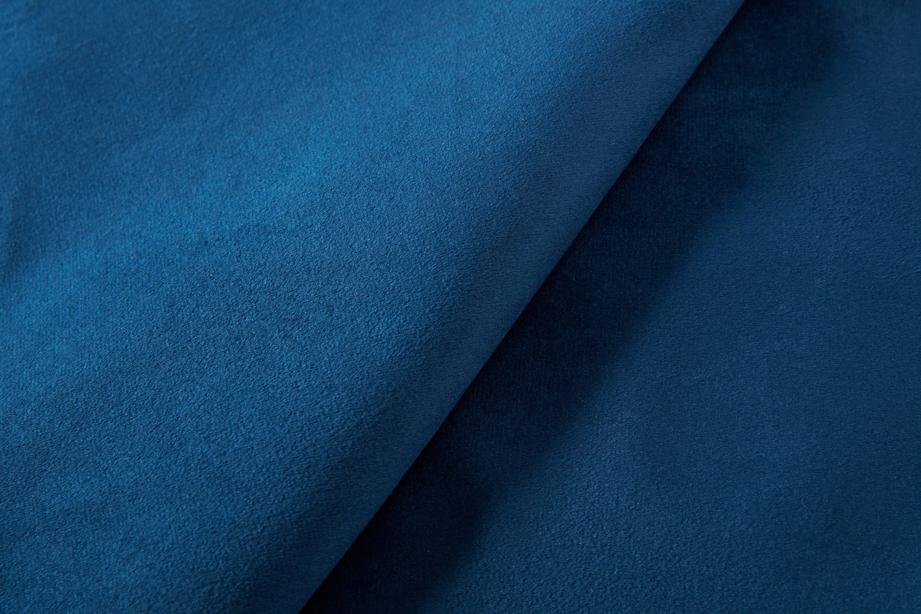 Peyton Upholstered Queen Bed in Blue Velvet