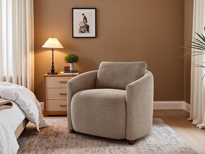 Boucle Barrel Chairs - 2 pc Set