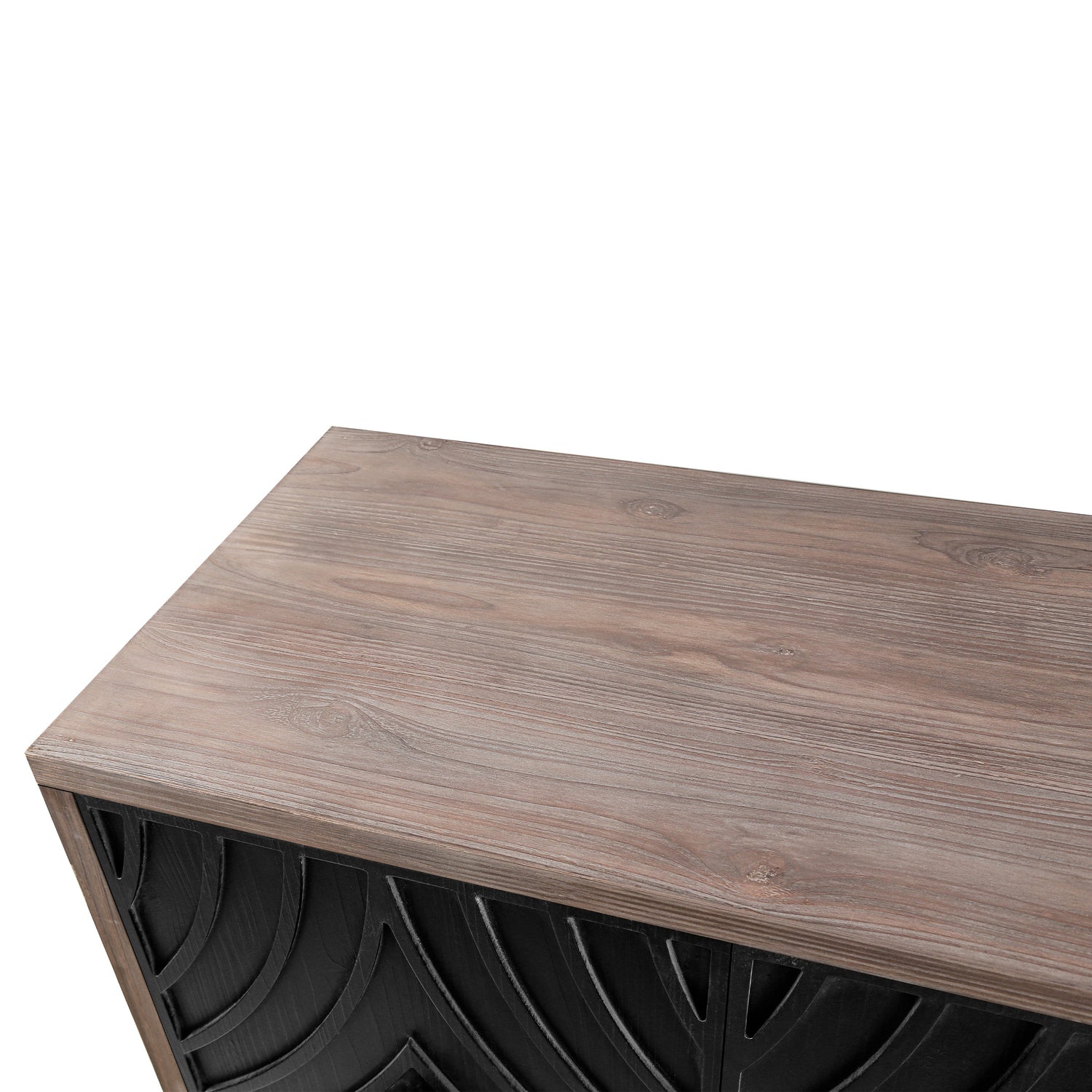 Two-Tone Mid Century Diamond Sideboard - 60"