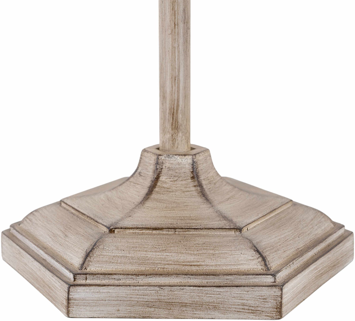 Esmeralda Resin Gray &amp; Beige Floor Lamp