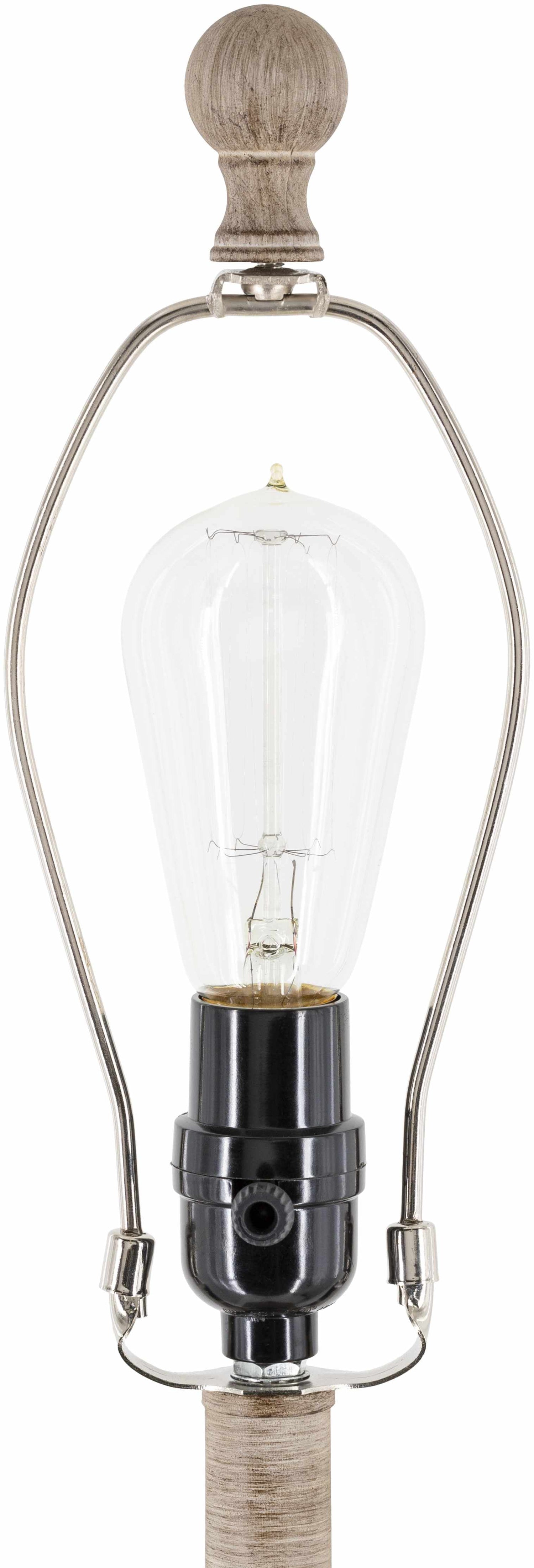 Esmeralda Resin Gray &amp; Beige Floor Lamp