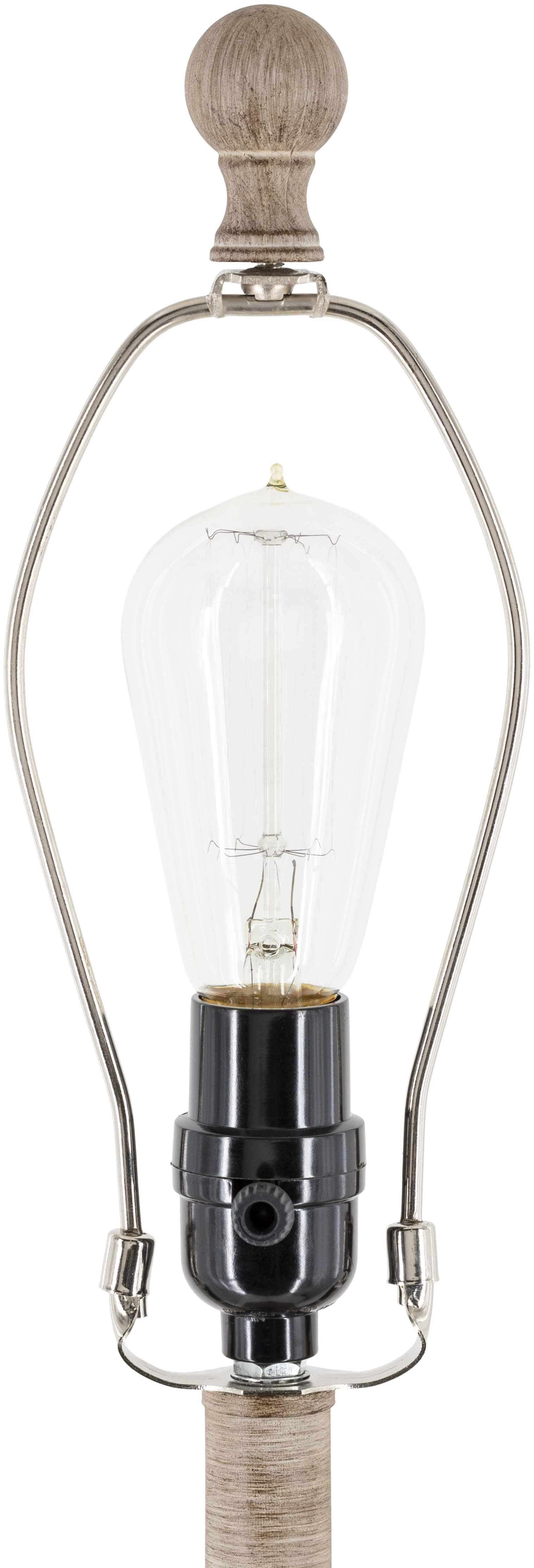 Esmeralda Resin Gray &amp; Beige Floor Lamp