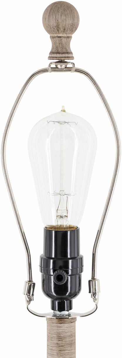 Esmeralda Resin Gray &amp; Beige Floor Lamp