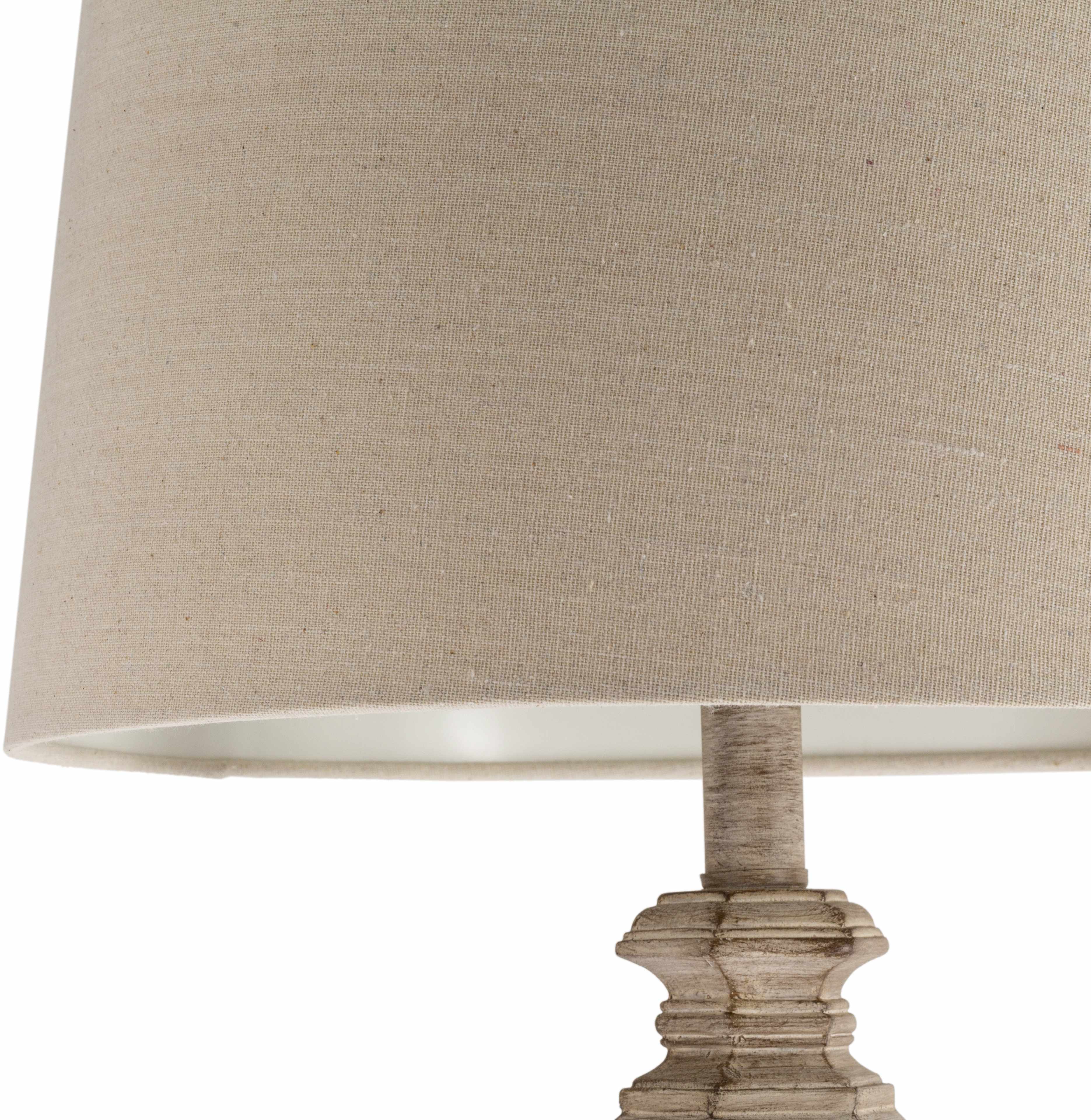 Esmeralda Resin Gray &amp; Beige Floor Lamp