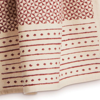 Hand Block Printed Kitchen Towels - Set of 2