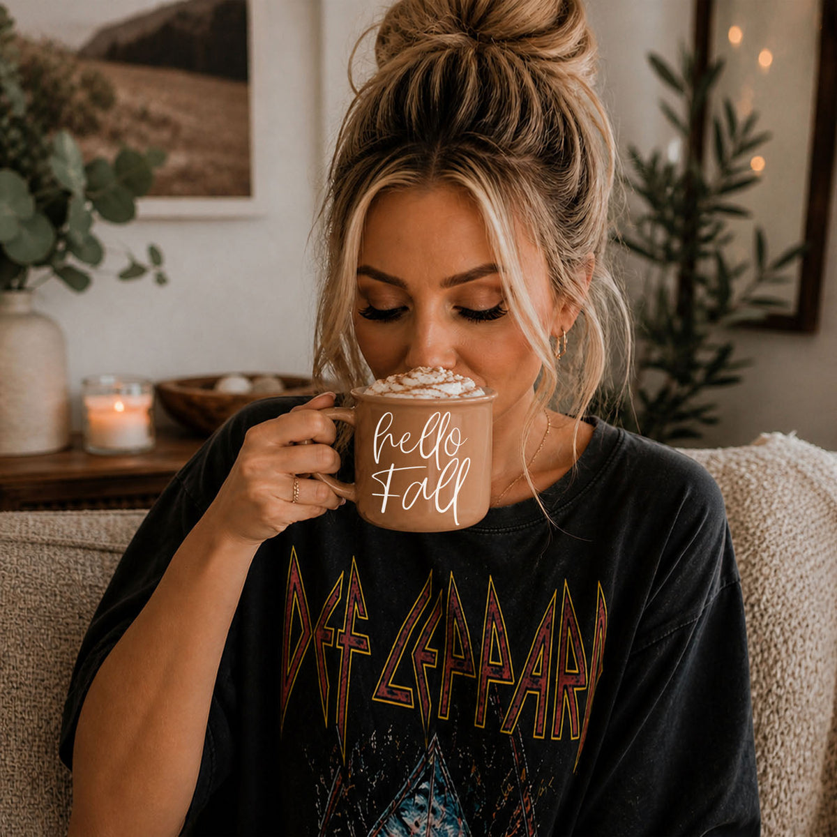 Hello Fall 14 oz Mug