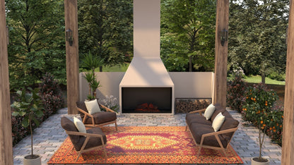 Turkish Rust - Handmade Reversible Outdoor Mat