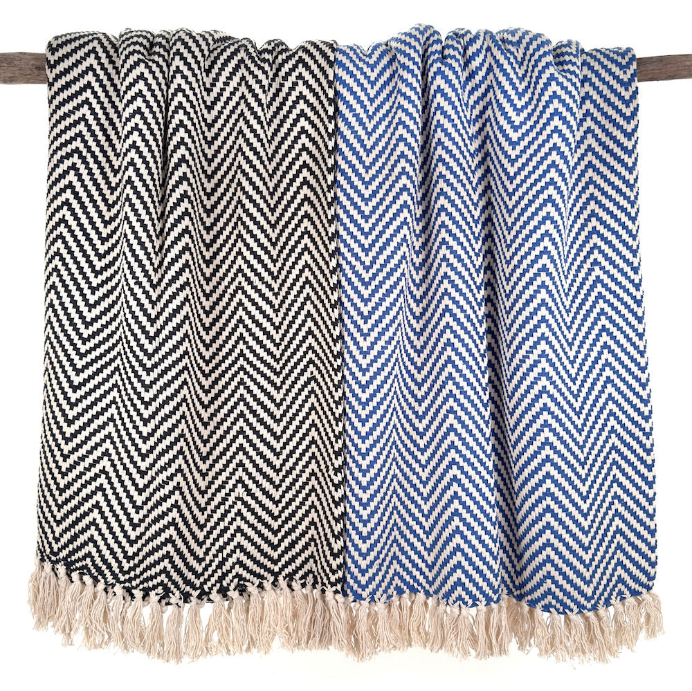 Cara Throw in Blue